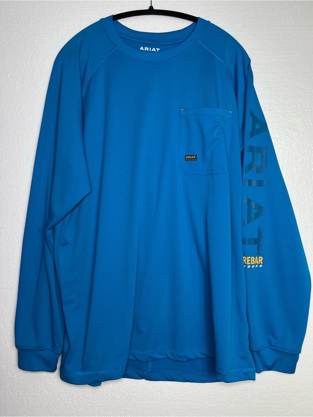 Ariat Rebar Strong Graphic shirt Imperial Blue size XL